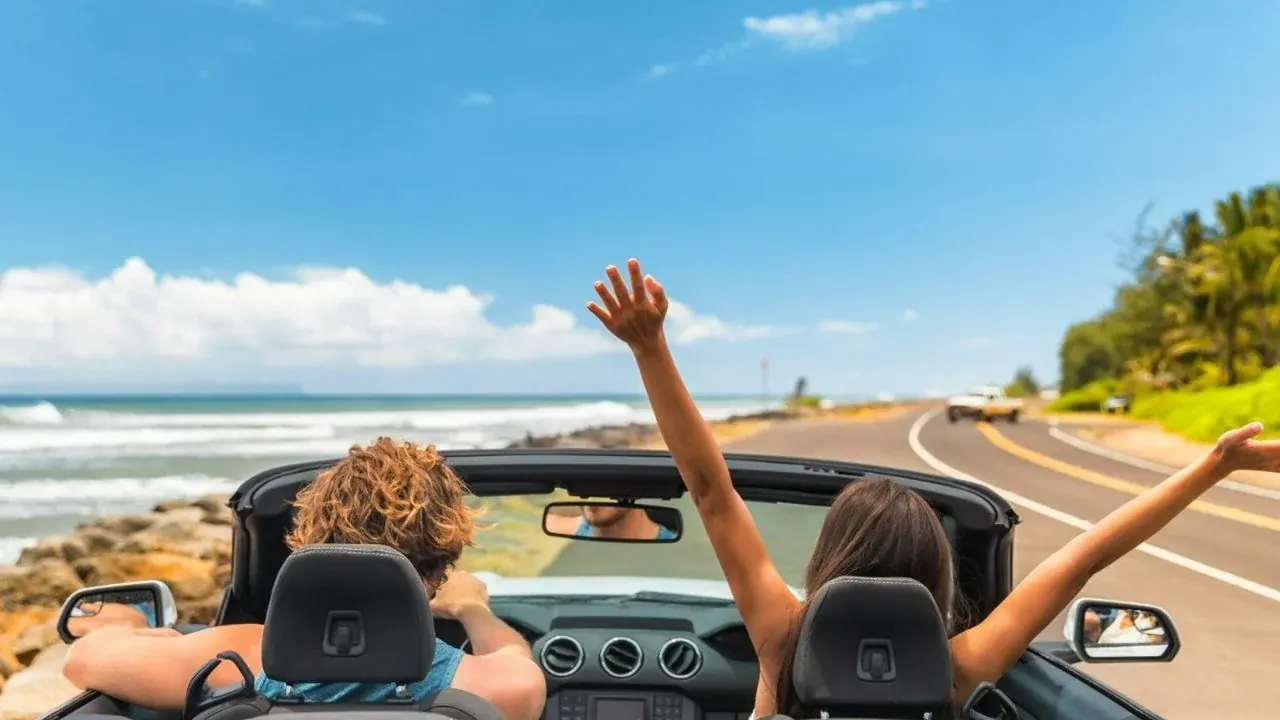 Scenic road trips with flexible rental cars