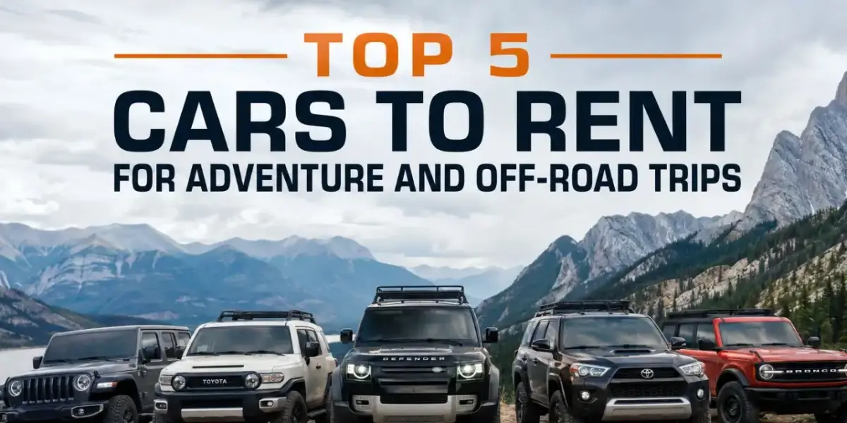 Top 5 Cars to Rent for Adventure and Off-Road Trips